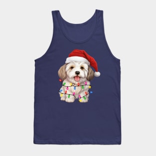 Christmas Dog Coton De Tulear Tank Top